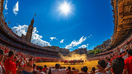 Les meilleurs points de vue pour admirer les feux d’artifice pendant la Feria de San Fermin