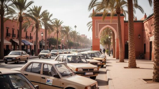 Prendre le taxi à Marrakech en février 2025 : guide complet de l&rsquo;aéroport à Jemaa el-Fna